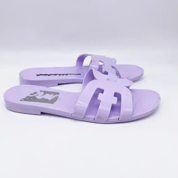 Sam Edelman Women's Bay Jelly Slide Sandal‎ Purple Size 9M - Picture 3 of 11